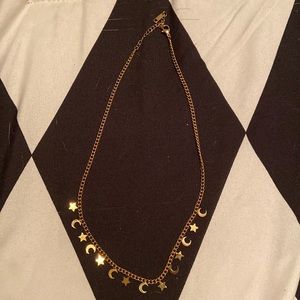 Stars and moon necklace